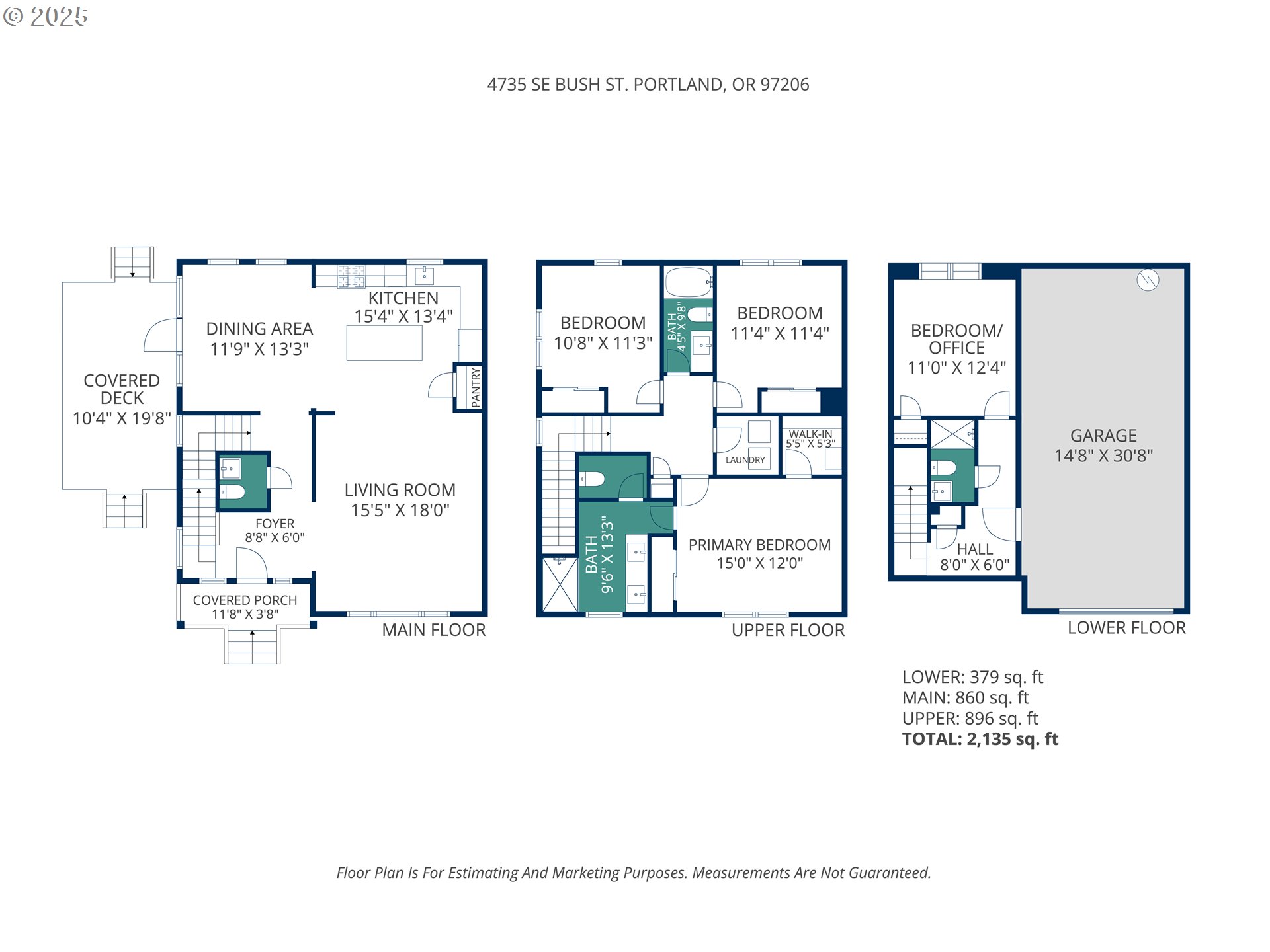 4735 Southeast Bush Street Portland, OR 97206 - Photo 45 of 47 a picture of a floor plan