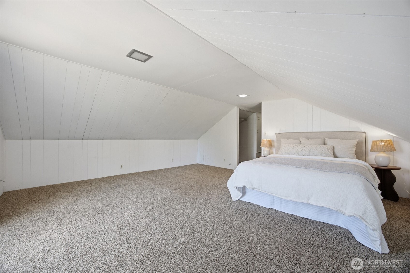 6791 Noon Road Everson, WA 98247 - Photo 28 of 38 a bedroom with a bed and a night stand