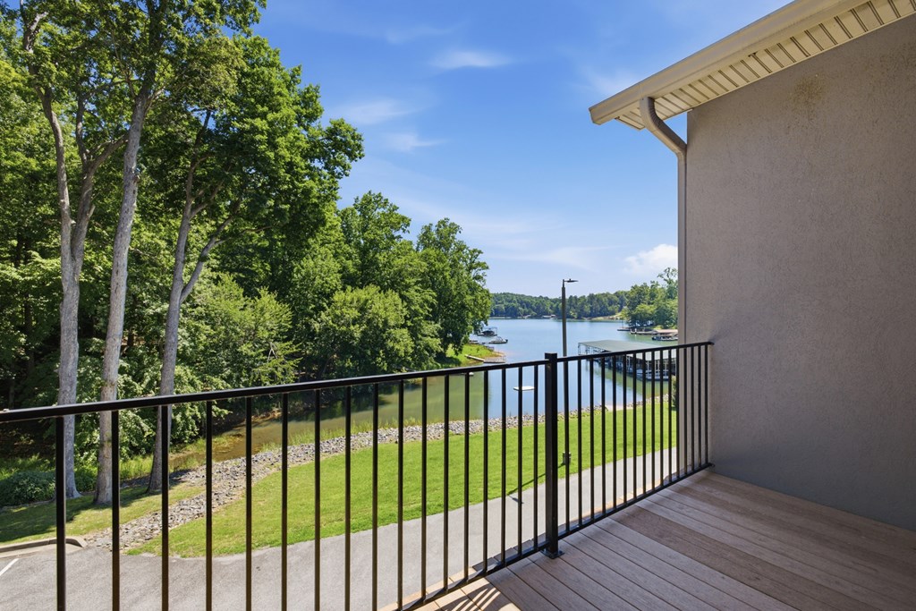 2143 Ridgecrest Circle, Unit 1 Hiawassee, GA 30546 - Photo 34 of 53 a view of a balcony with an outdoor space