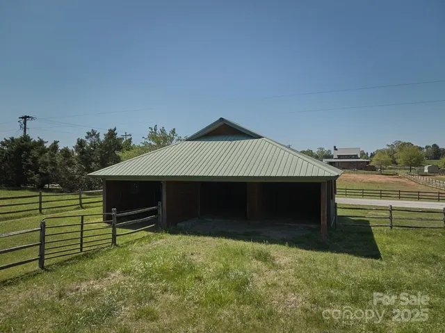 a view of an outdoor space and tennis court