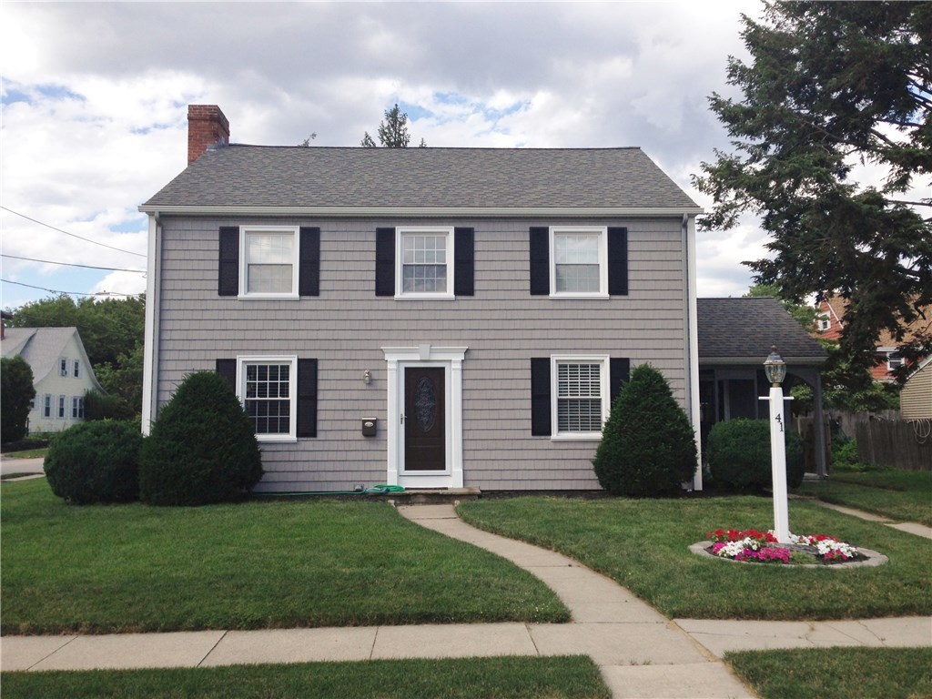 41 Fairfield Road Cranston, RI 02910 - Photo 1 of 9 Front view, note porch on right side