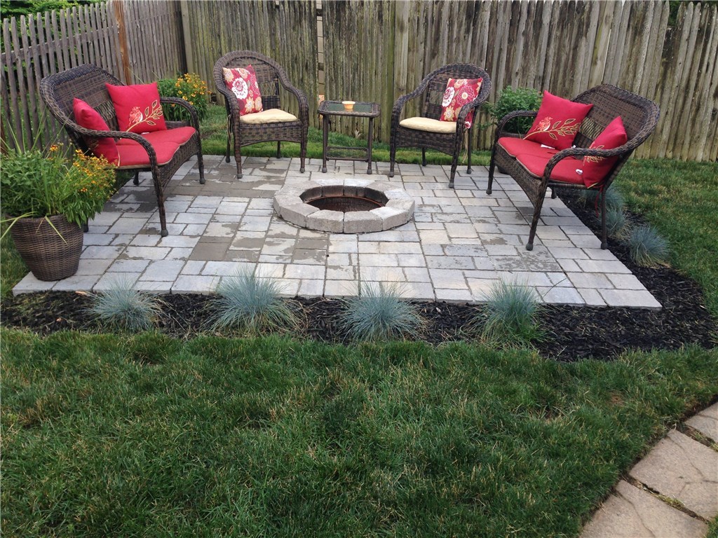 41 Fairfield Road Cranston, RI 02910 - Photo 8 of 9 Firepit and patio just built by owner