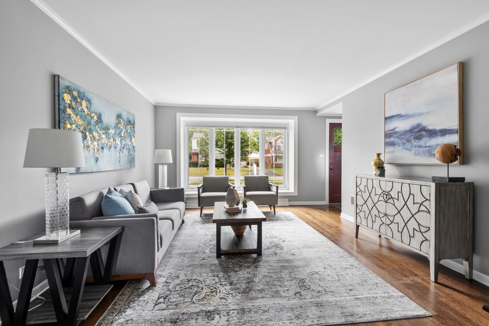 2040 Central Avenue Wilmette, IL 60091 - Photo 4 of 22 a living room with furniture and a rug