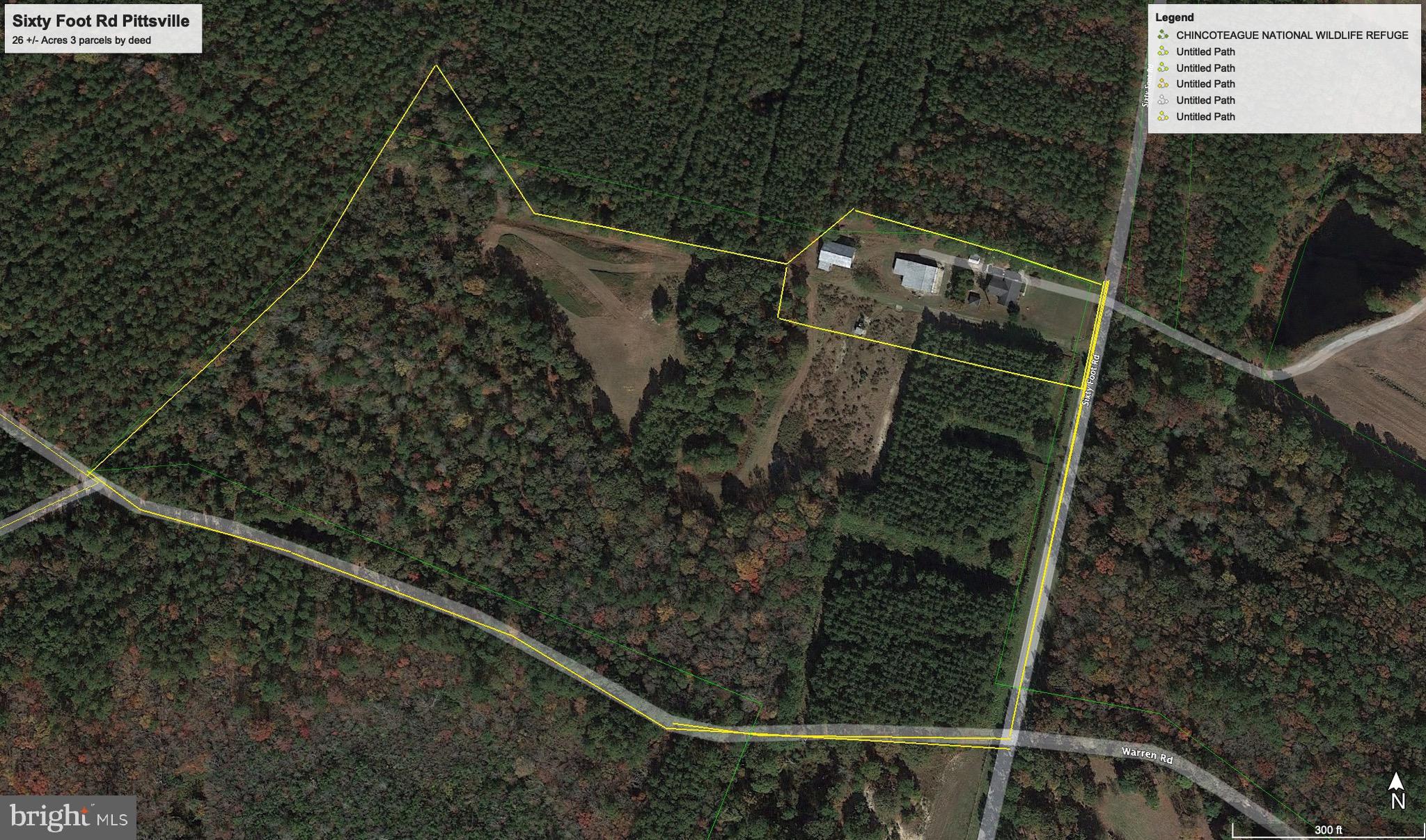 0 Sixty Sixty Foot Road Pittsville, MD 21850 - Photo 1 of 18 GE View Est property Lines