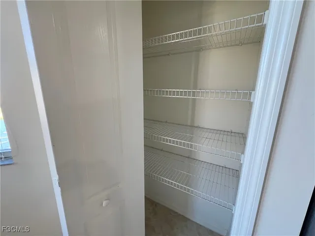 a close view of closet