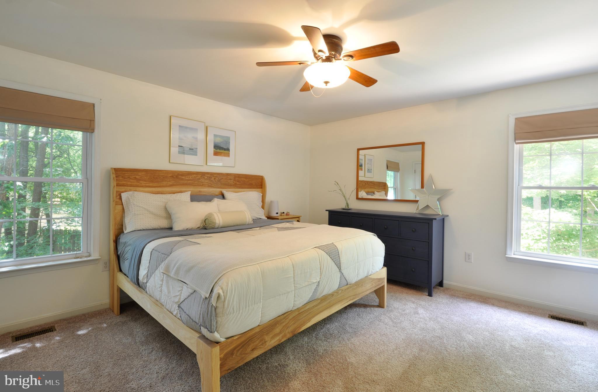 8504 Passapatanzy Road King George, VA 22485 - Photo 19 of 38 Master bedroom with 2 windows, brand new carpet