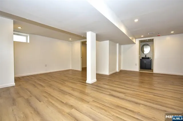 wooden floor in a room