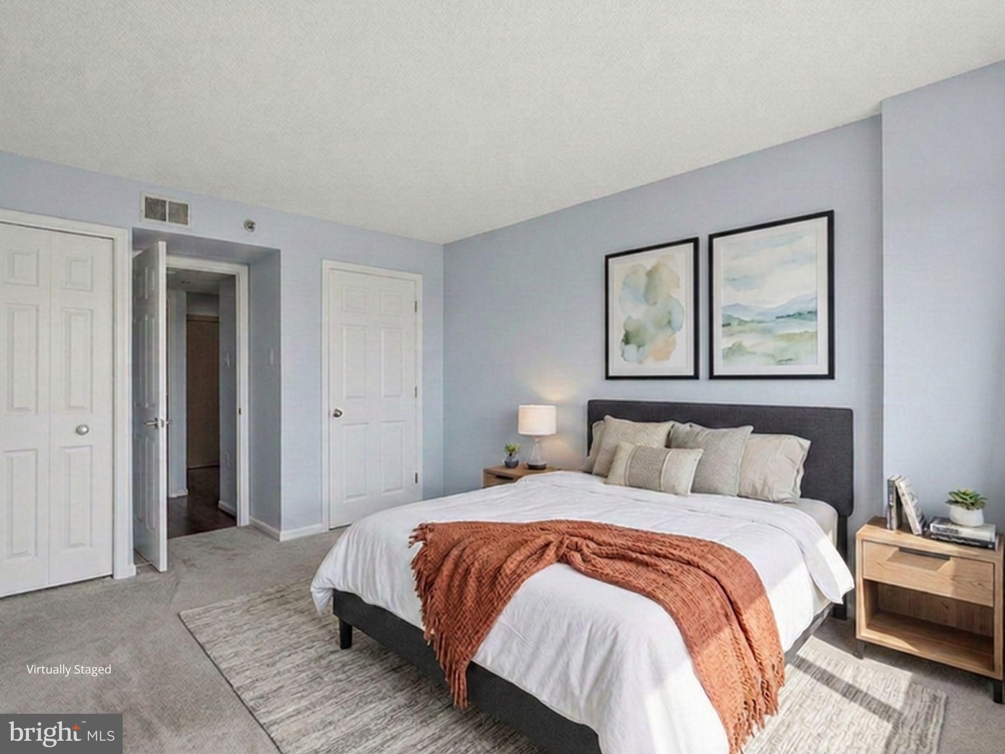 1301 North Courthouse Road, Unit 1610 Arlington, VA 22201 - Photo 5 of 30 Second bedroom offers two closets, lots of light