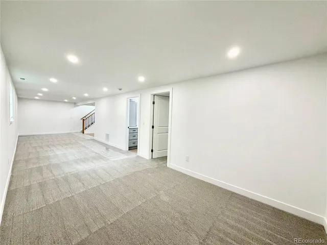 a view of an empty room