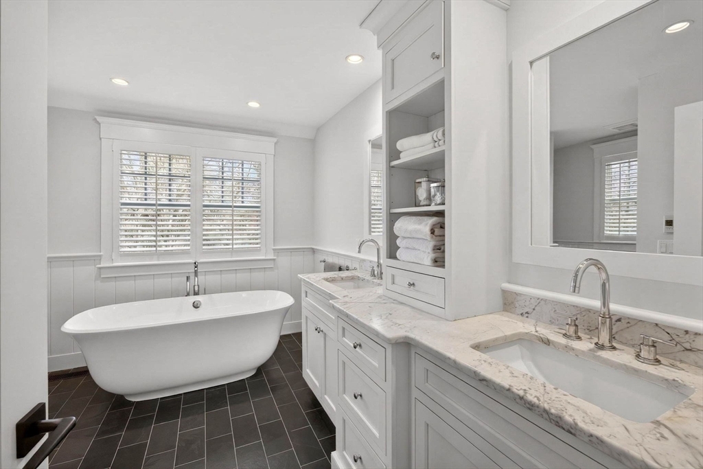 70 Judges Way Chatham, MA 02633 - Photo 16 of 41 a spacious bathroom with a double vanity sink mirror and double