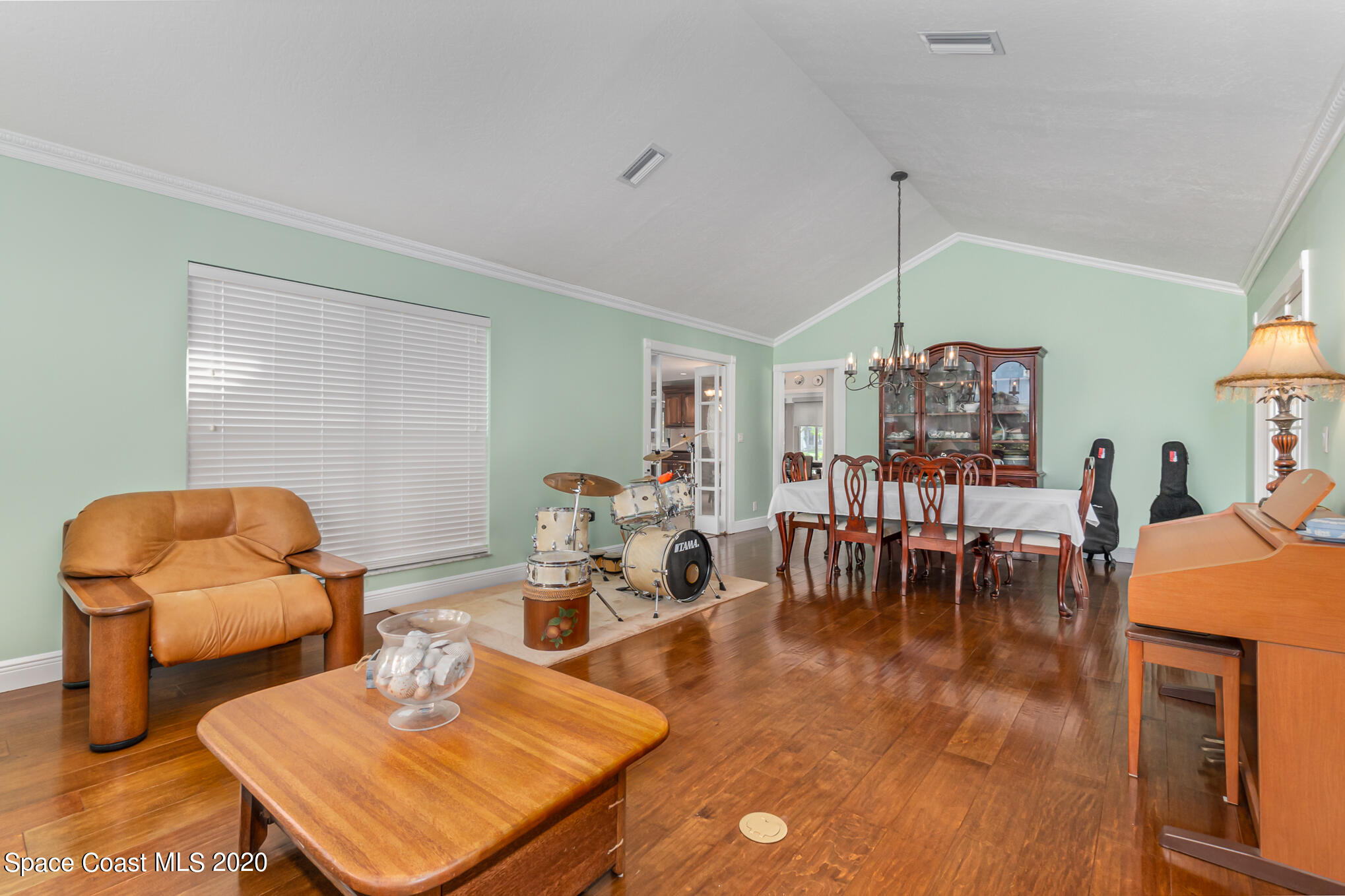457 Turtle Circle Satellite Beach, FL 32937 - Photo 16 of 70 27' x 14' Light & Bright Liv/Din Room