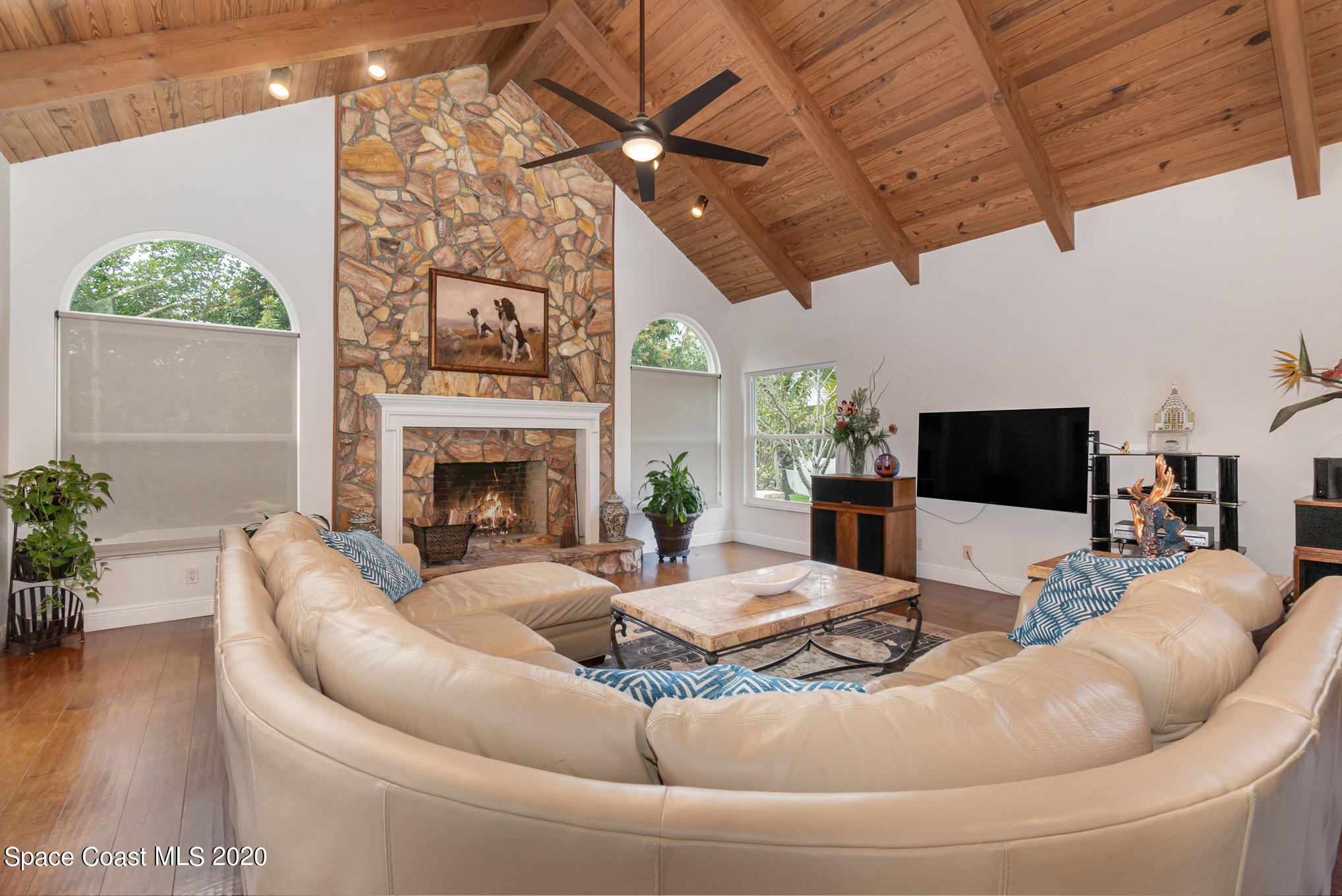 457 Turtle Circle Satellite Beach, FL 32937 - Photo 6 of 70 Wood-burning Fireplace