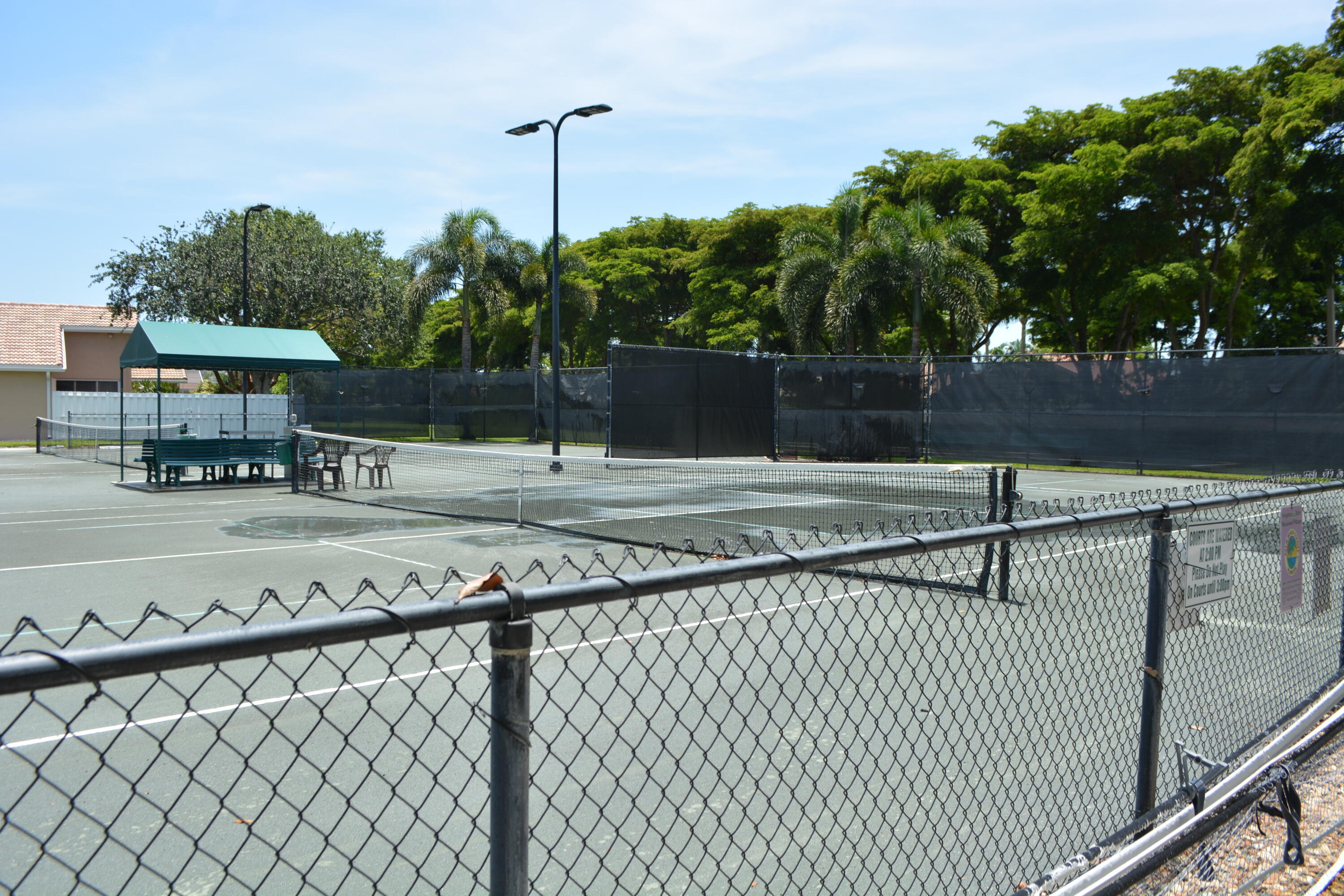 7316 Modena Drive Boynton Beach, FL 33437 - Photo 13 of 24 a view of a terrace with a street