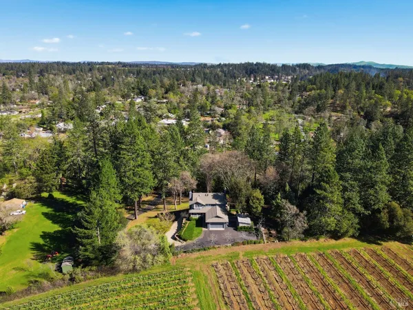 a view of swimming pool from a balcony