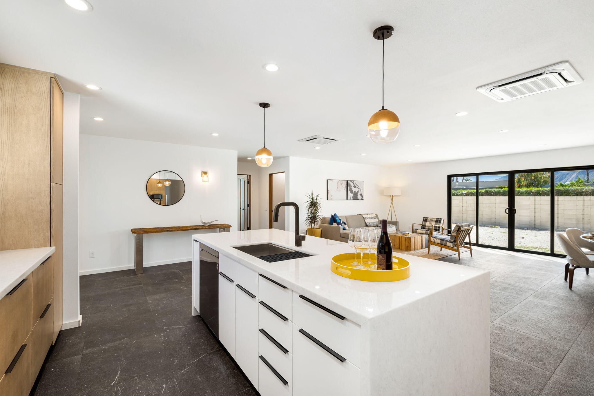 70131 Chappel Road Rancho Mirage, CA 92270 - Photo 20 of 42 a kitchen with a sink appliances and a counter top space
