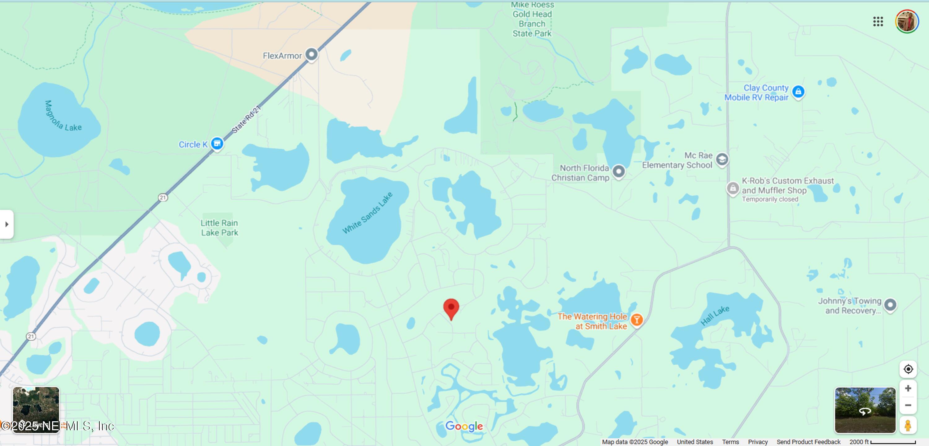 5504 Jefferson Street Keystone Heights, FL 32656 - Photo 8 of 8 a bathroom with a bathtub and a shower