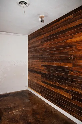 a view of a closet area