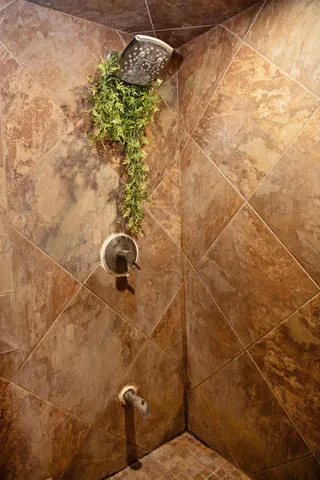 a view of a livingroom with a window