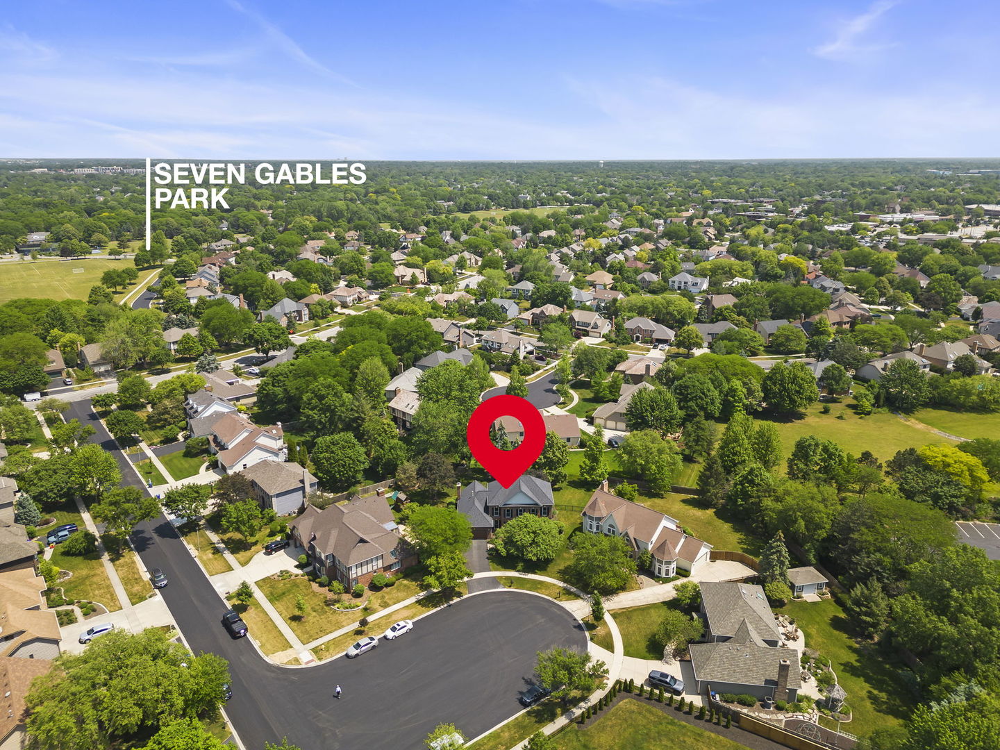 1921 Hampton Drive Wheaton, IL 60189 - Photo 36 of 54 an aerial view of a city