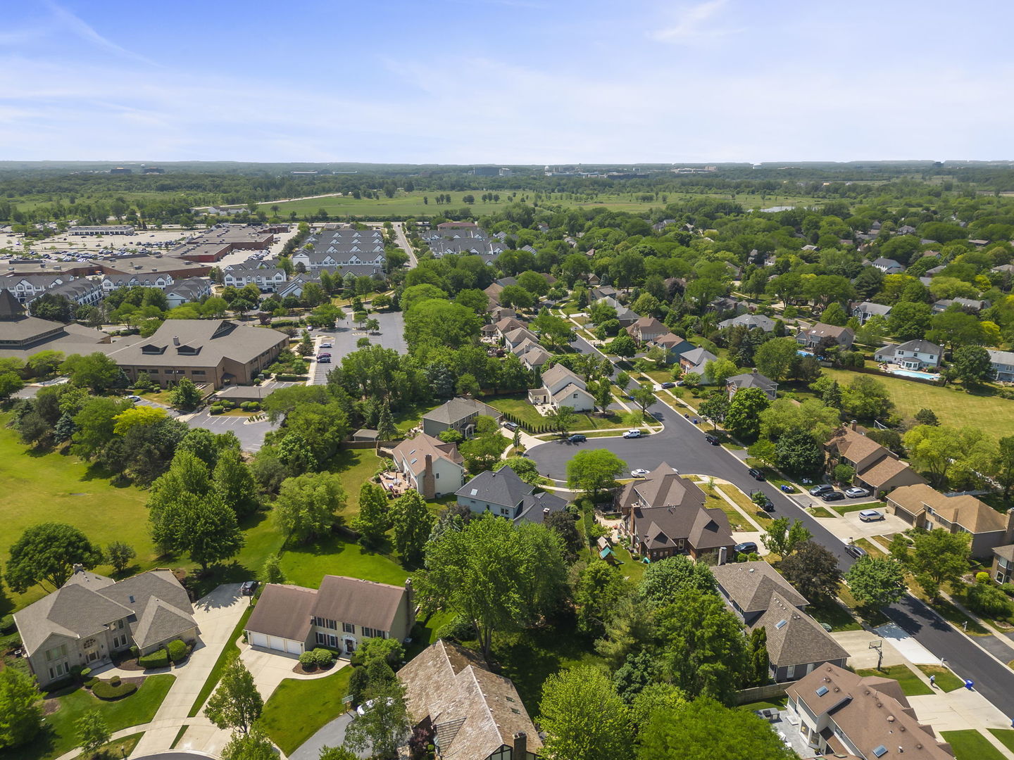 1921 Hampton Drive Wheaton, IL 60189 - Photo 48 of 54 an aerial view of residential houses with outdoor space