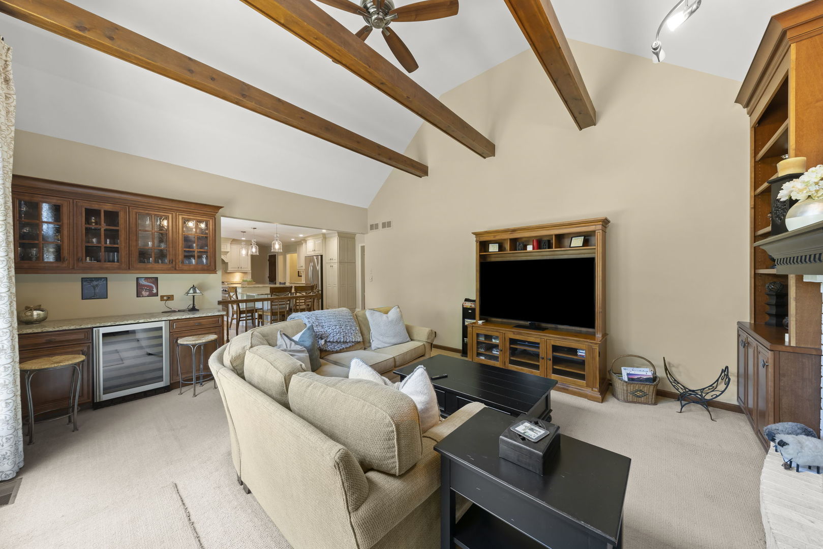 1921 Hampton Drive Wheaton, IL 60189 - Photo 10 of 54 a living room with furniture and a flat screen tv