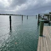 a terrace with kitchen view