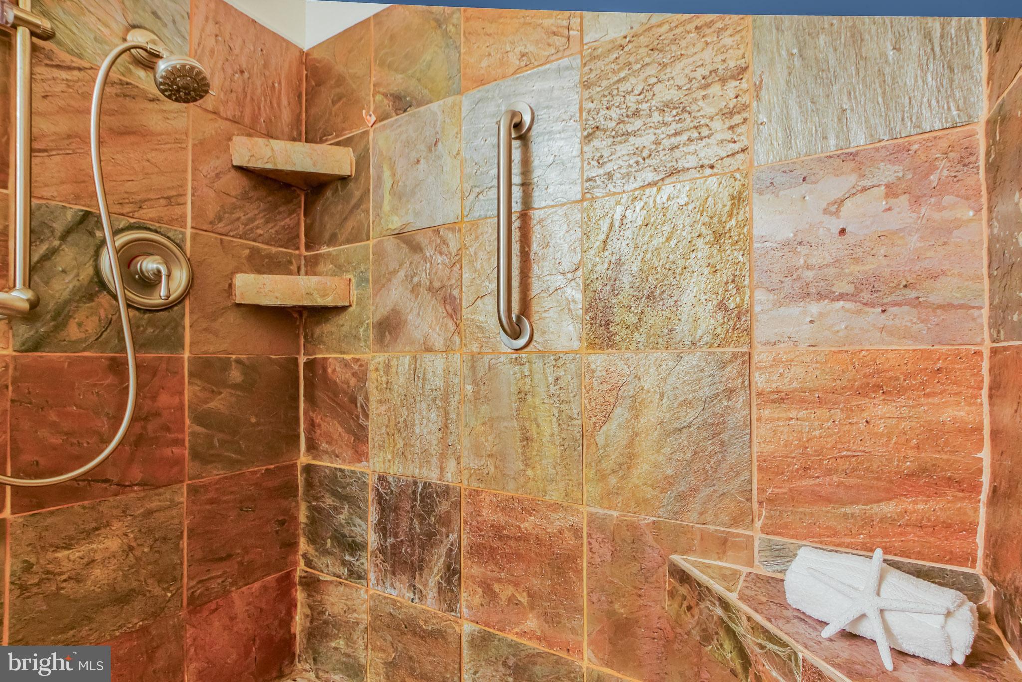 2809 Homecrest Circle Silver Spring, MD 20906 - Photo 20 of 31 Slate surround shower with glass doors
