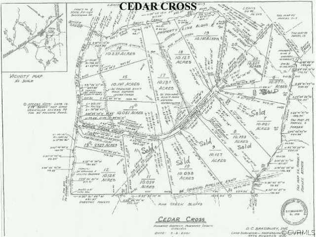 1440 Stavemill Road Powhatan, VA 23139 - Photo 3 of 3 Other - Plat of Cedar Cross