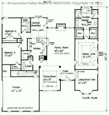 4021 Ridgeview Lane Hurricane, WV 25526 - Photo 2 of 2 1st Floor Plan.