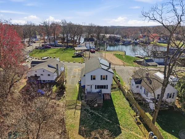 a view of a city with tall buildings