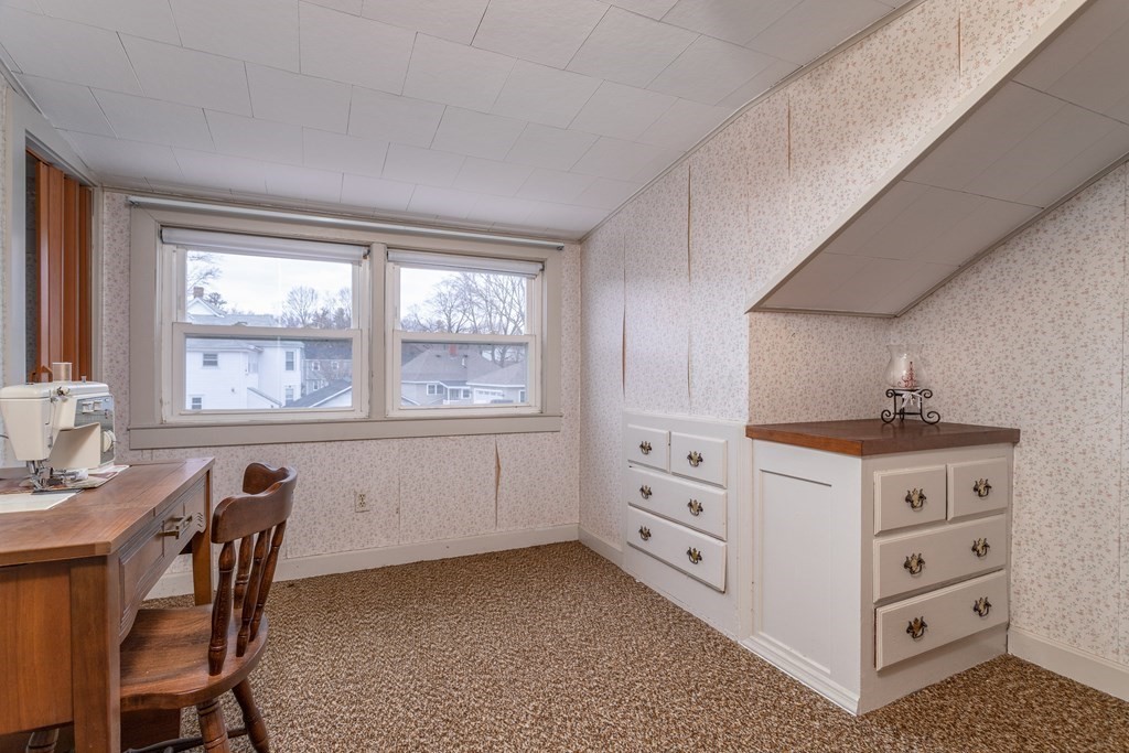 18 Page Street Shirley, MA 01464 - Photo 25 of 41 a kitchen with cabinets appliances and a window