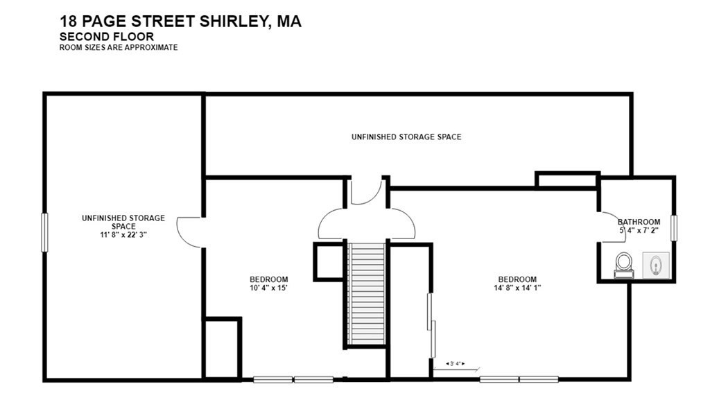 18 Page Street Shirley, MA 01464 - Photo 34 of 41 a picture of a floor plan