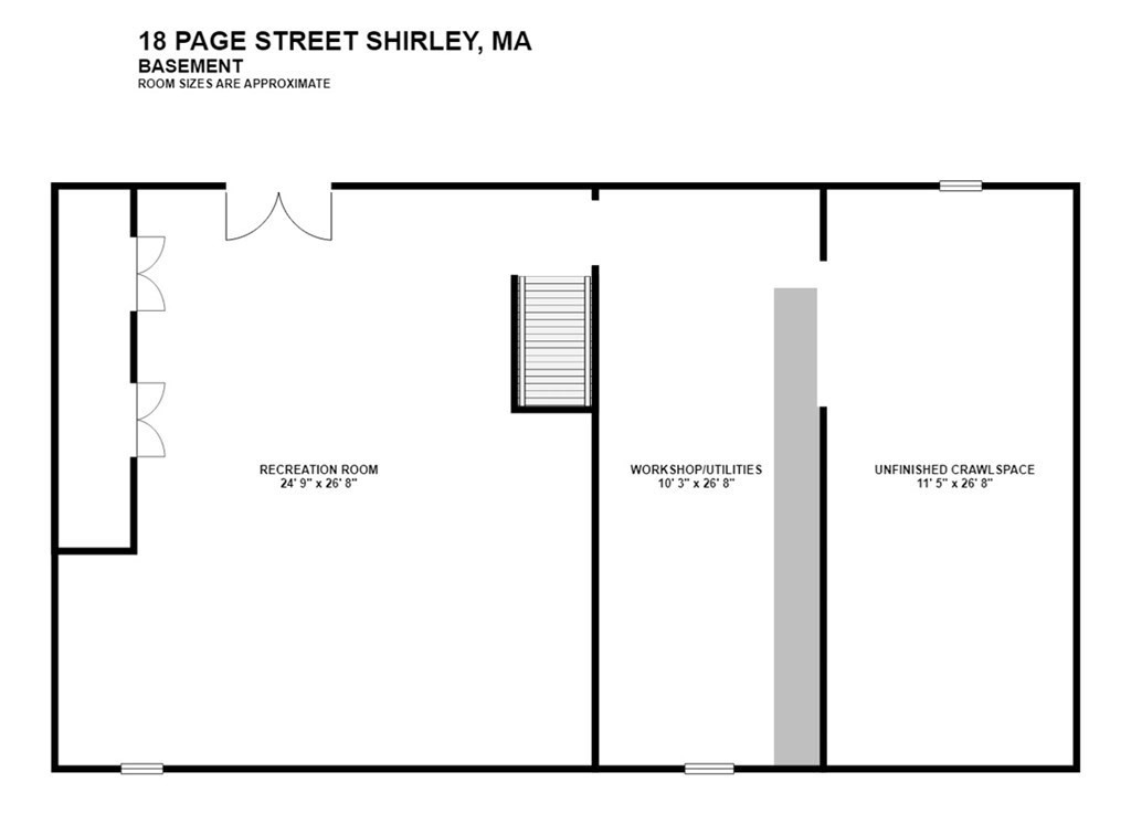 18 Page Street Shirley, MA 01464 - Photo 35 of 41 a picture of a floor plan