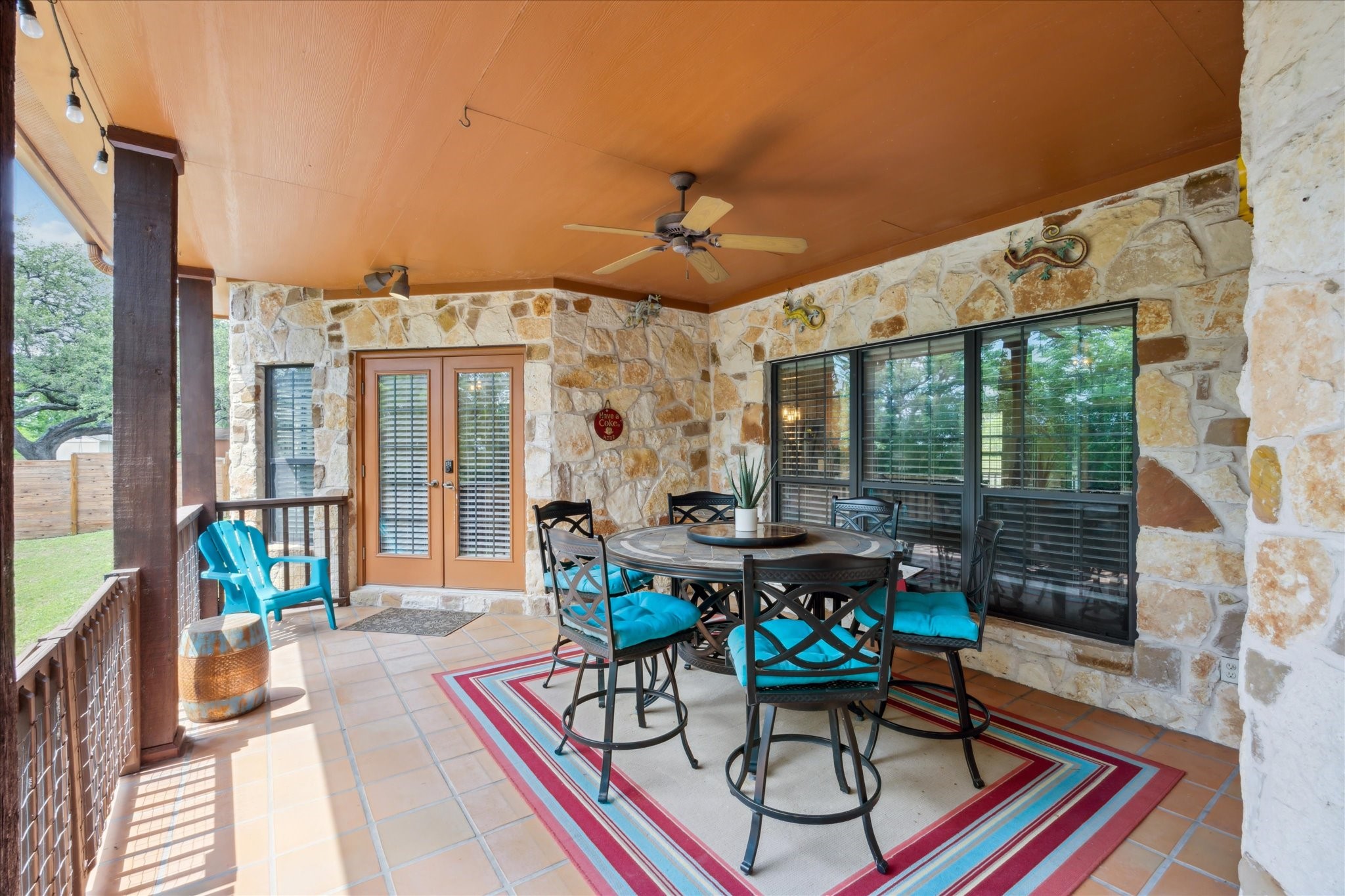 101 High Ridge Circle San Marcos, TX 78666 - Photo 28 of 31 This back, covered porch is an awesome space to entertain.
