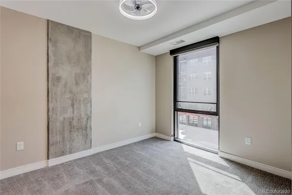 a view of an empty room