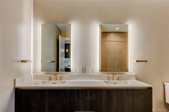 a view of a building from a balcony