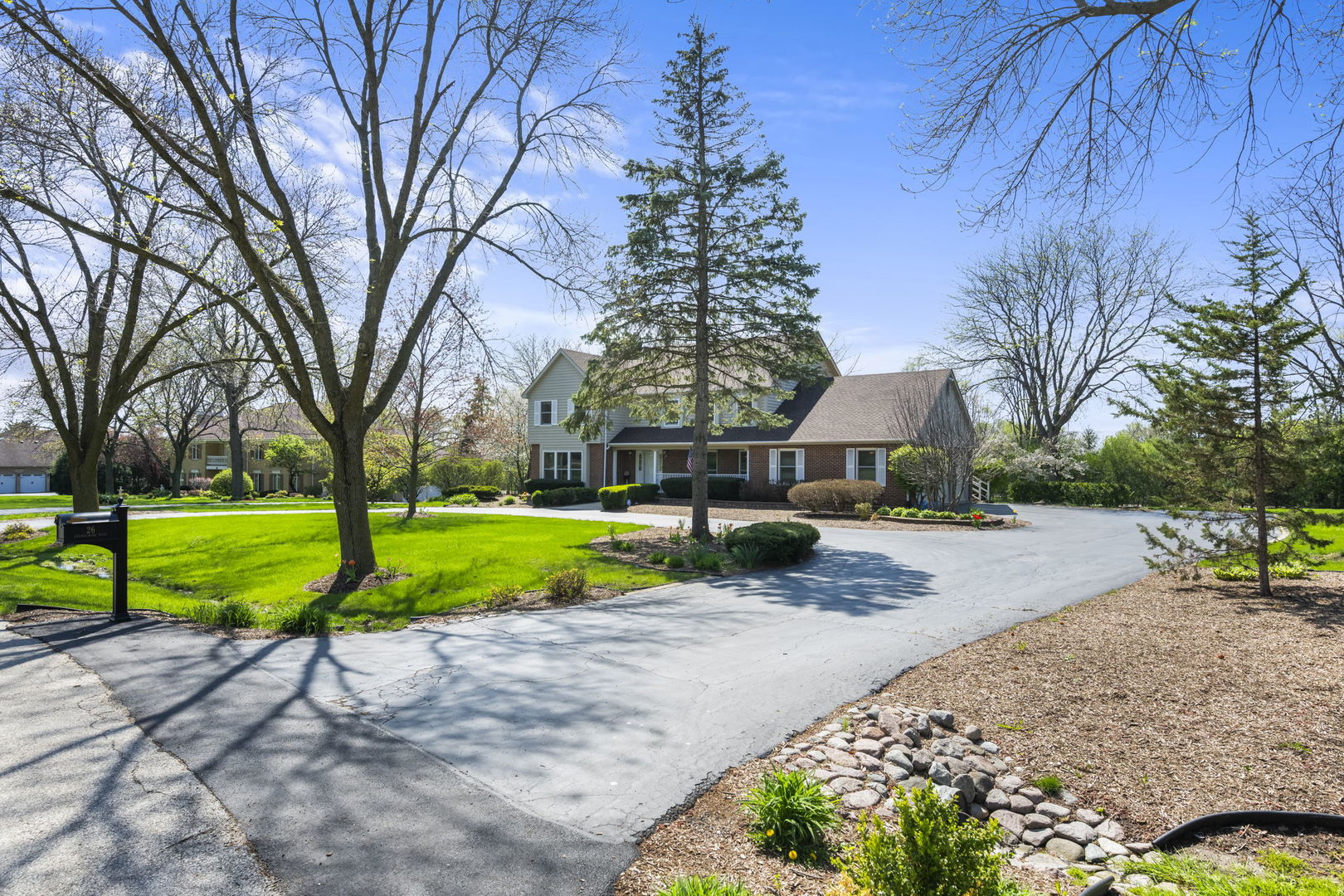 26 Brandywine Road South Barrington, IL 60010 - Photo 40 of 47 a view of a house with a yard and pathway