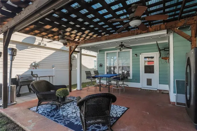 a living room filled with furniture