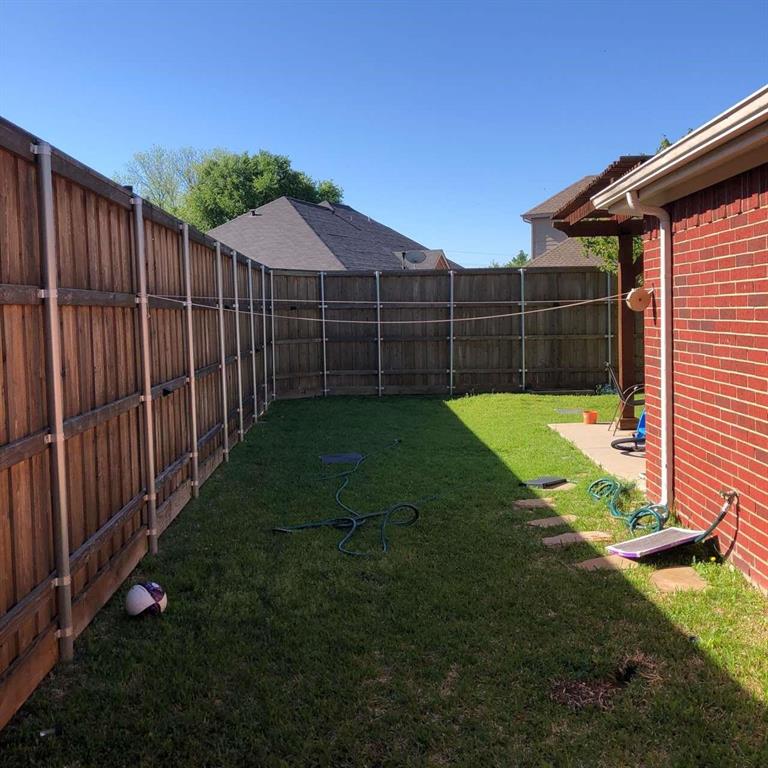 1202 Defford Lane Allen, TX 75002 - Photo 8 of 10 Fenced backyard featuring a patio