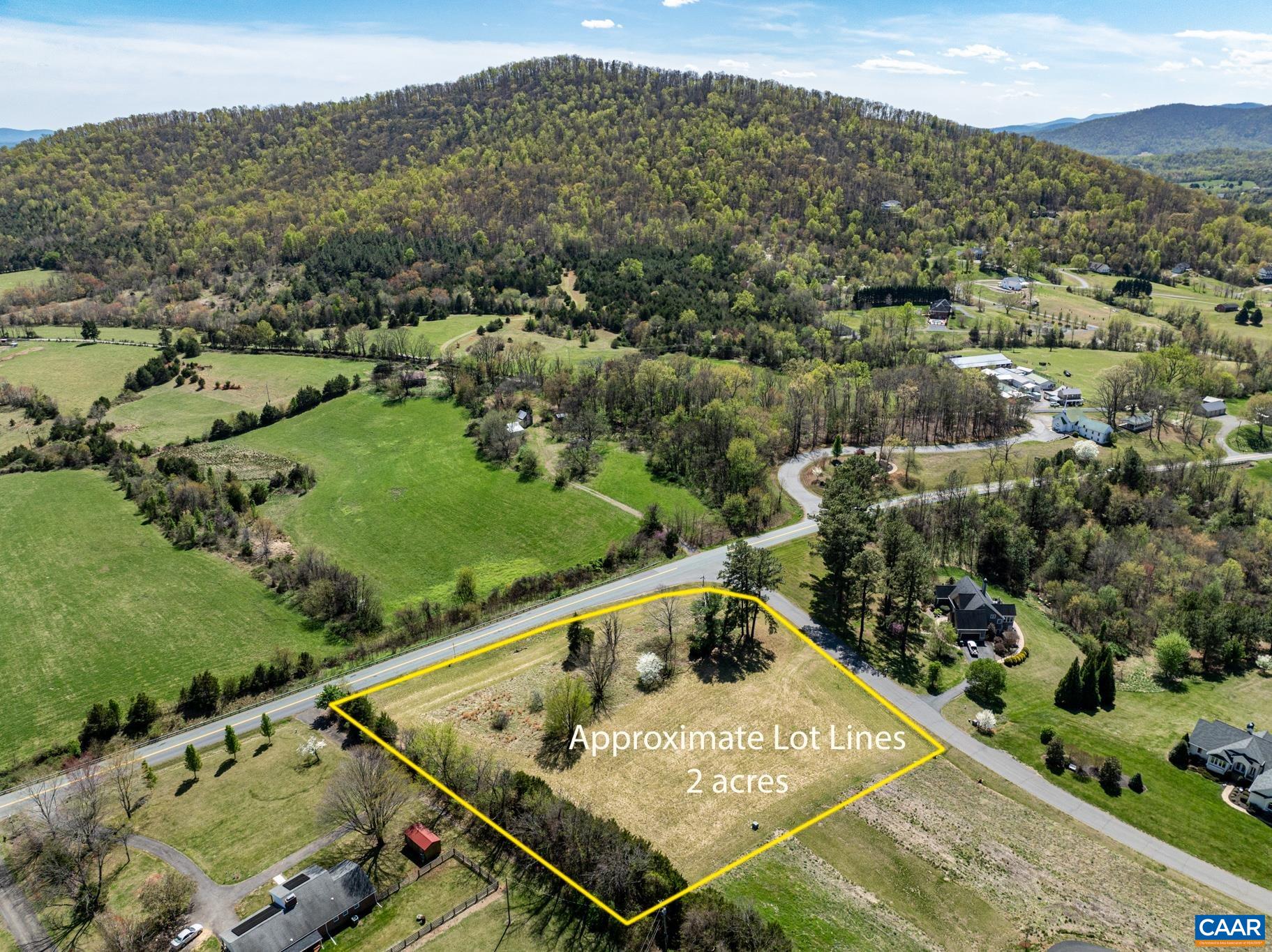 Tbd Geer Lane Stanardsville, VA 22973 - Photo 14 of 32 an aerial view of a house with yard