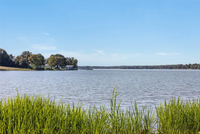 a view of an lake and a mountain view
