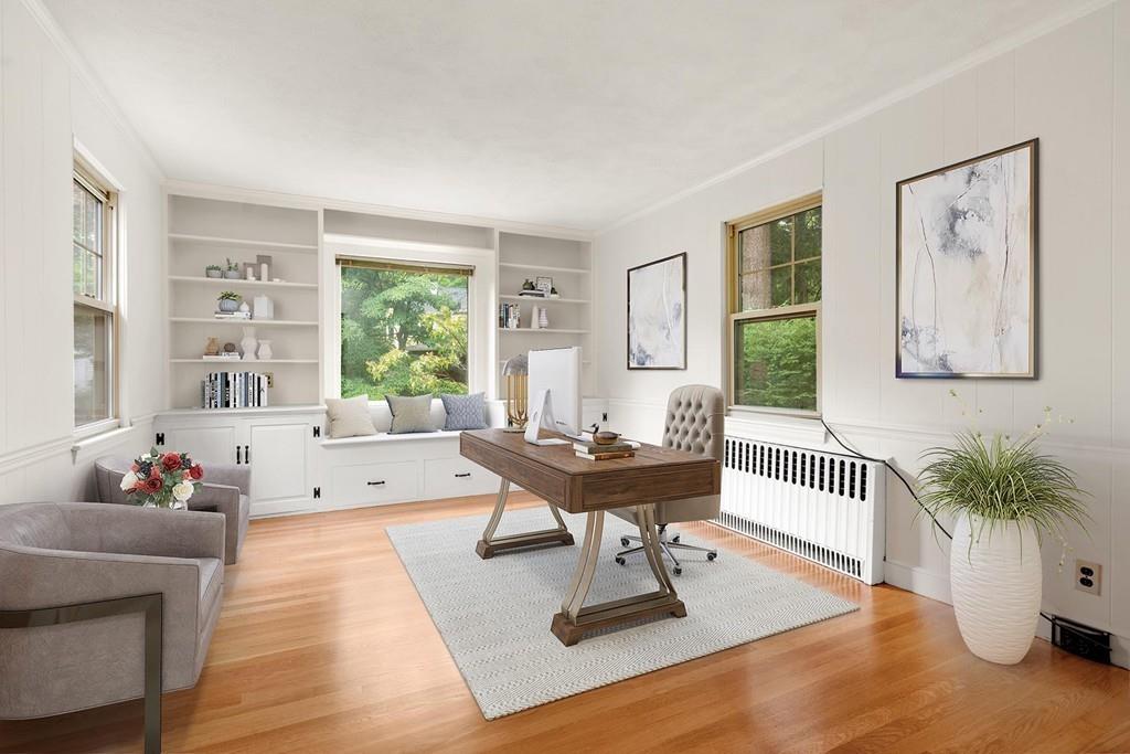 30 Pine Plain Road Wellesley, MA 02481 - Photo 5 of 27 a living room with furniture and wooden floor