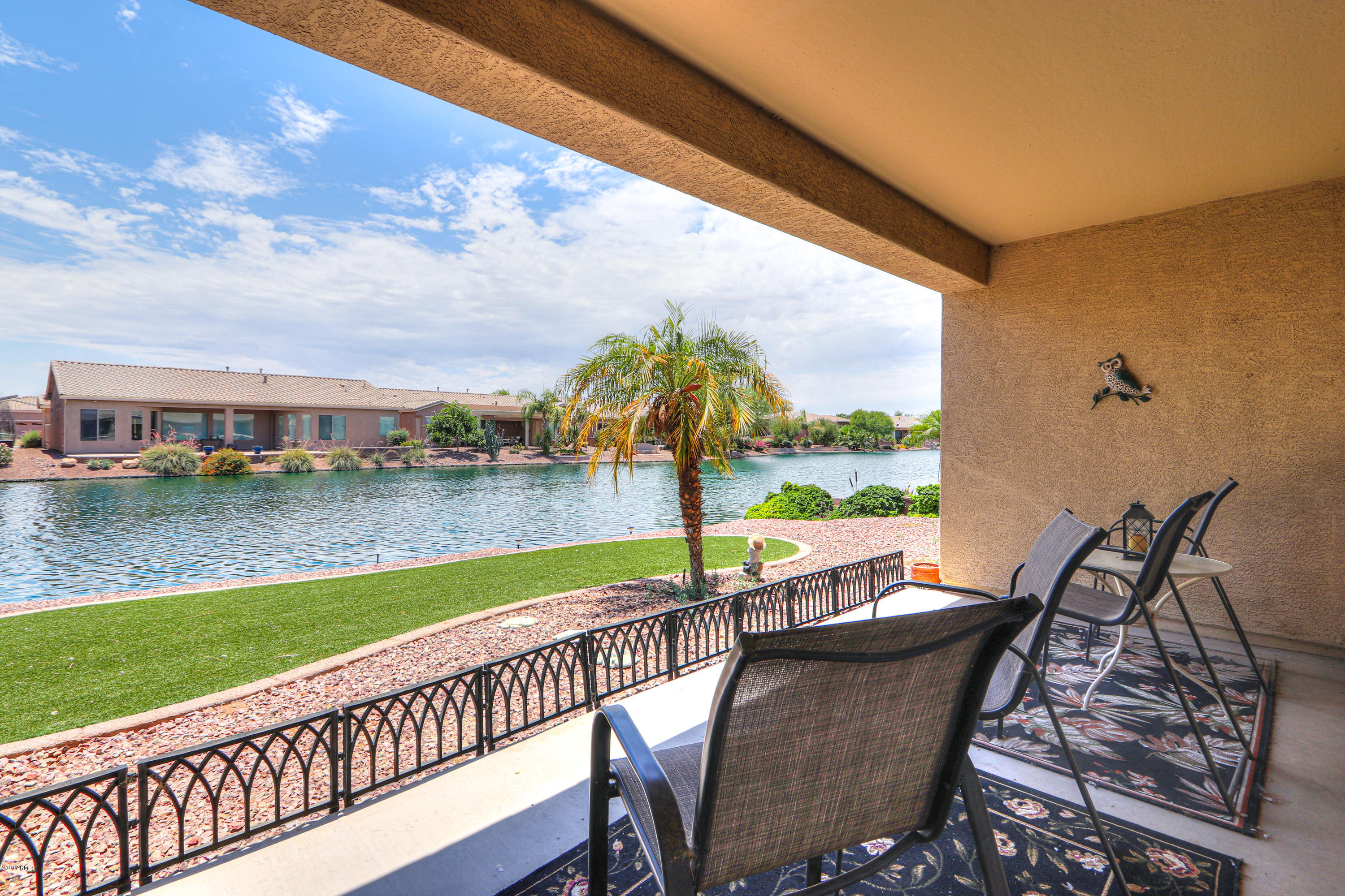 42485 Abbey Road Maricopa, AZ 85138 - Photo 44 of 74 a view of a balcony with lake view and a ocean view