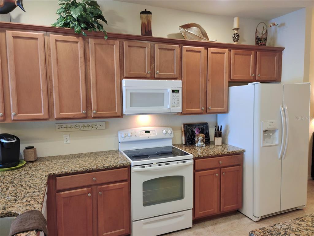 11997 Tempest Harbor Loop Venice, FL 34292 - Photo 22 of 52 a kitchen with stainless steel appliances granite countertop a refrigerator sink and cabinets