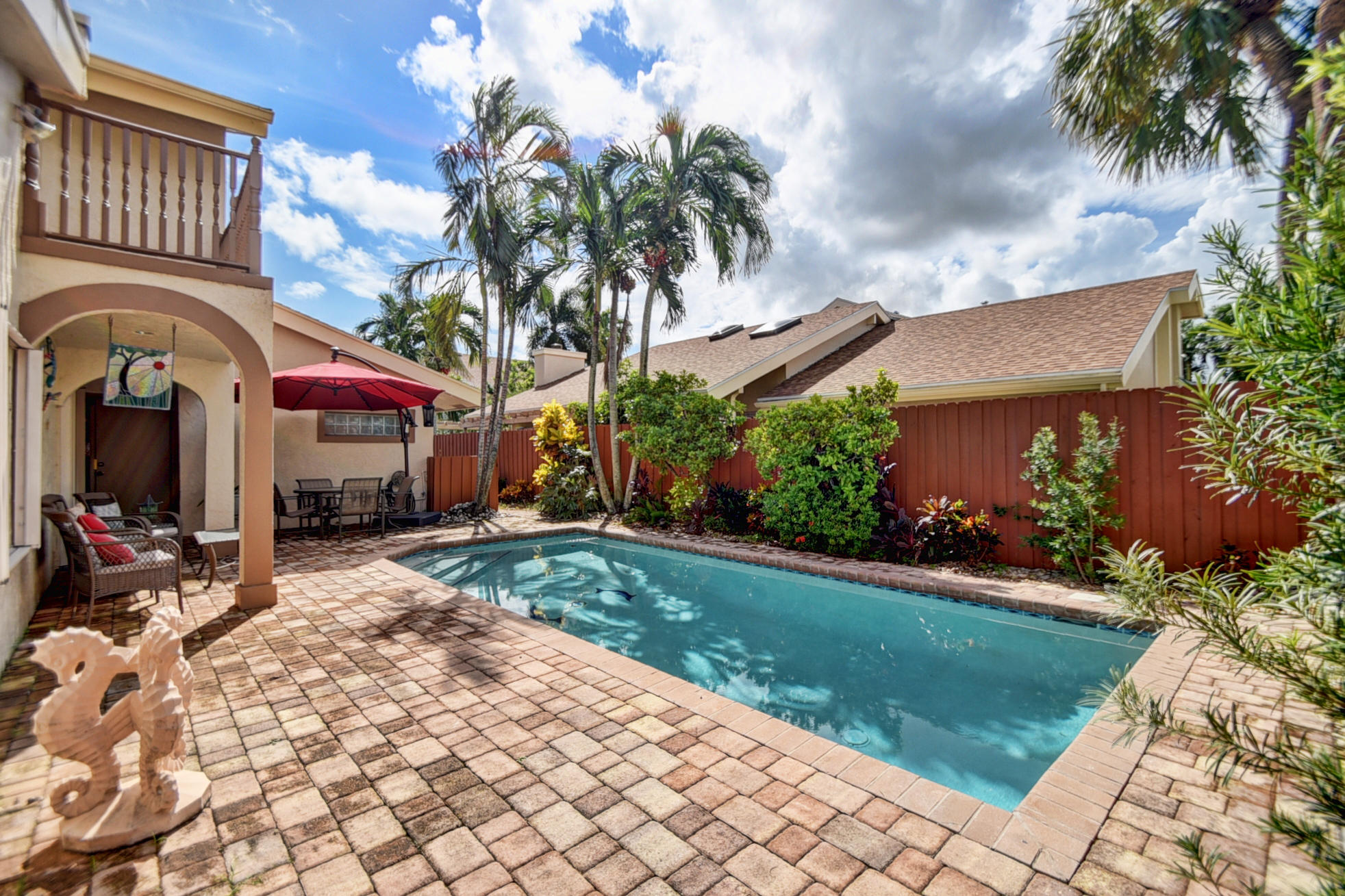 7622 Sierra Drive West Boca Raton, FL 33433 - Photo 2 of 37 Private Pool/Paved Patio