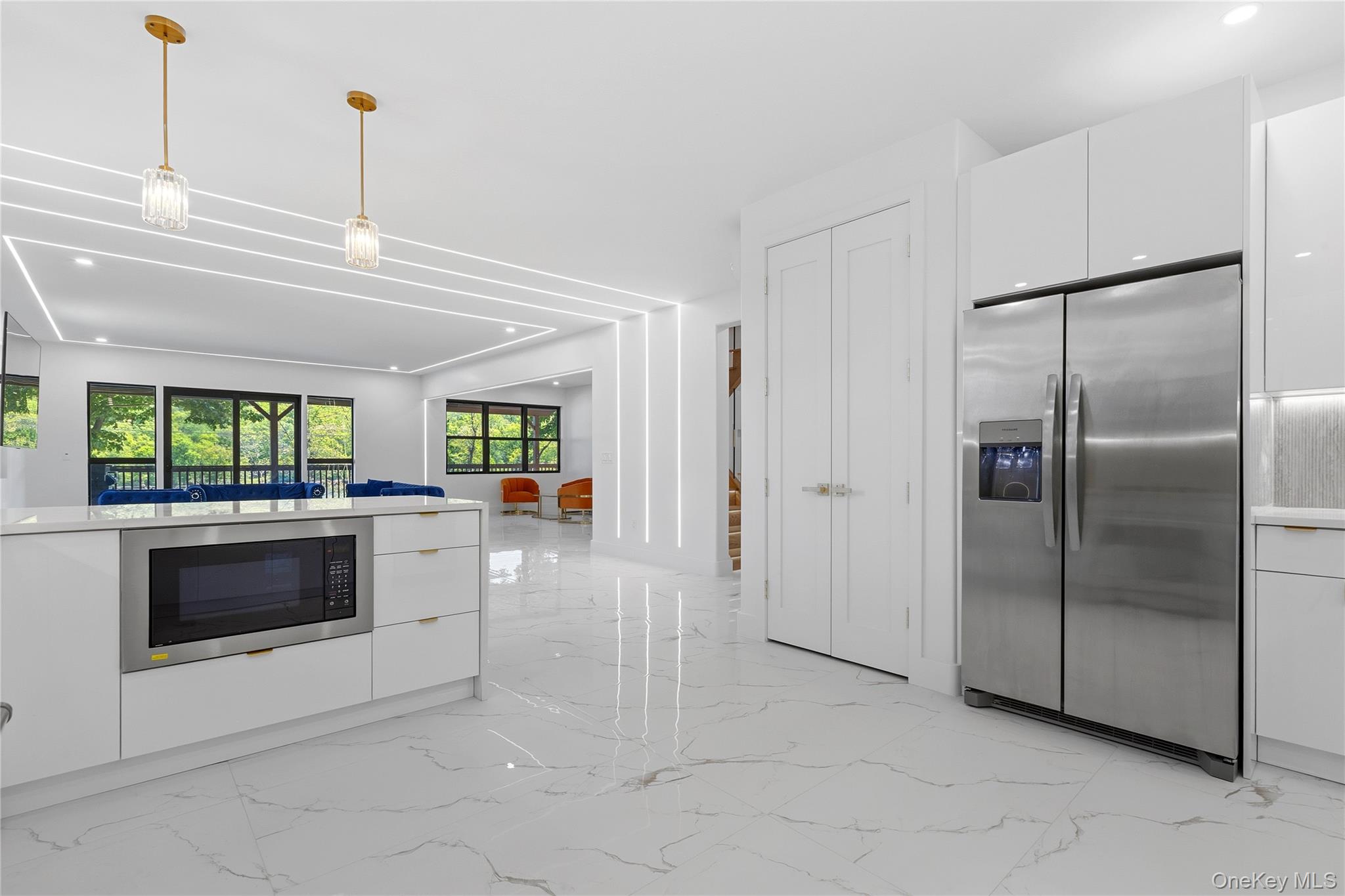 548 Lakes Road Monroe, NY 10950 - Photo 21 of 50 a kitchen with refrigerator and window