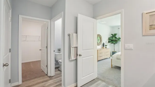 a view of a bathroom with toilet