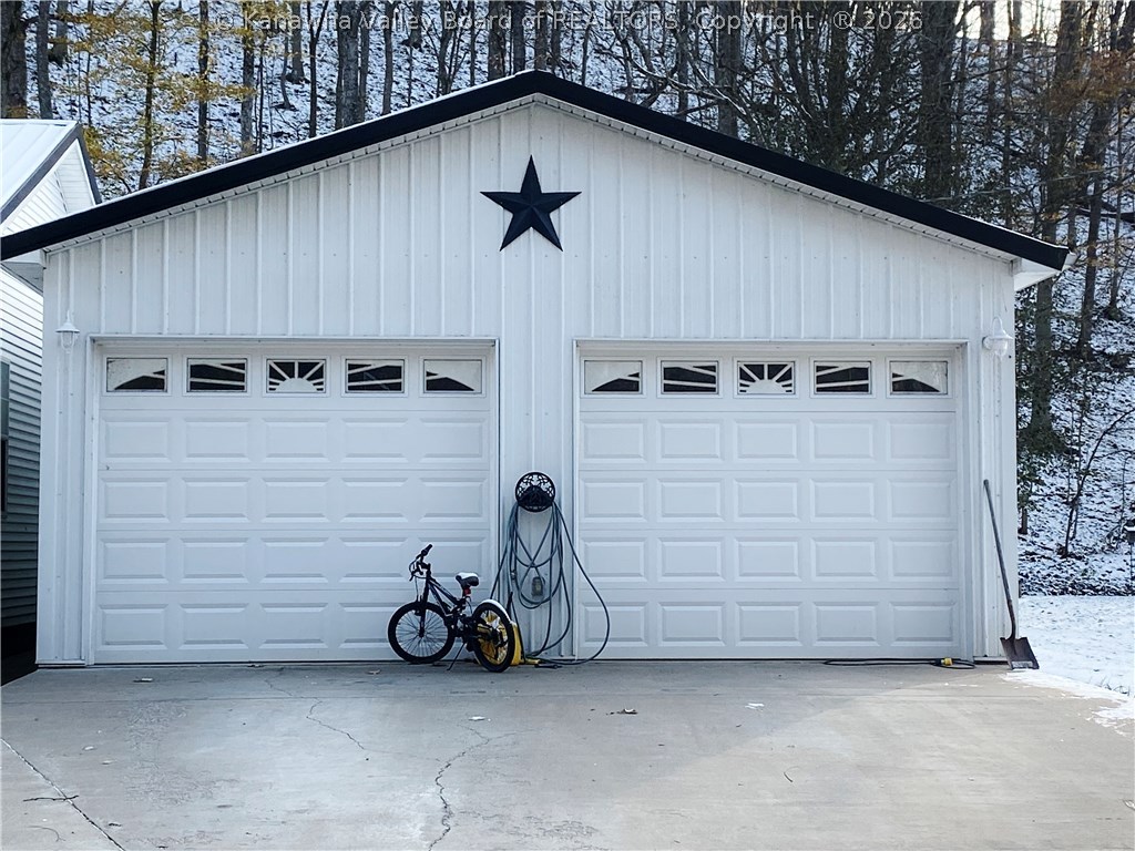 306 Cobb Hollow Road Red House, WV 25168 - Photo 2 of 16 2 Car Detached Garage - with Tool Room & Woodburner