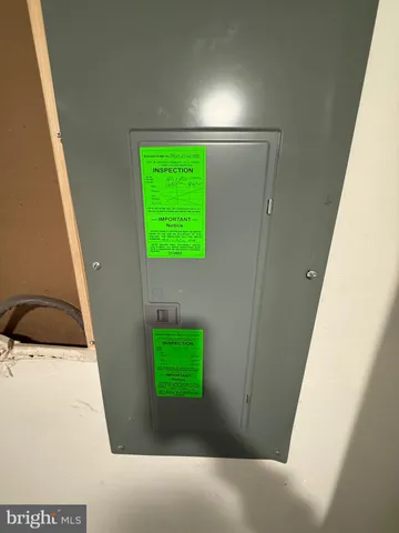 a view of a hallway to a house