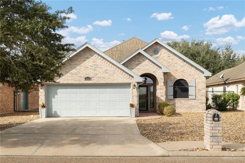 3101 North Kenyon Road Edinburg, TX 78542 - Photo 1 of 1 a view of a white house with a outdoor space